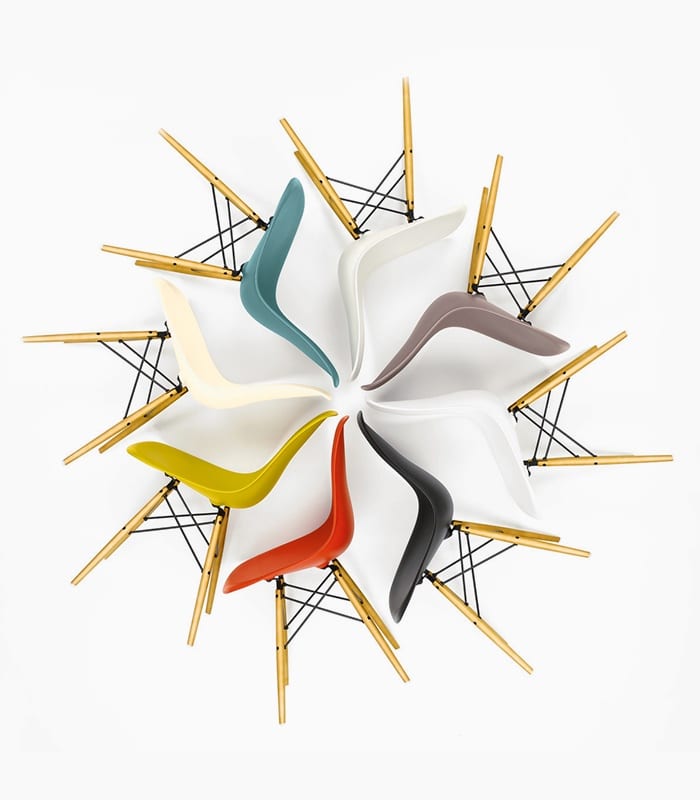 Eames plastic side chair - Зображення 4